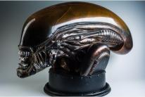 Alien head model by Terry English which will be on display at Royal Cornwall Museum’s forthcoming exhibition All Monsters Great and Small